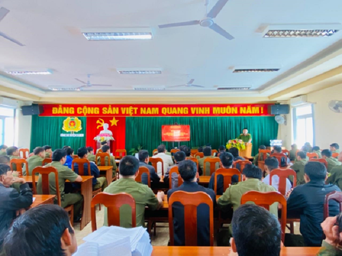 Khai mạc Lớp tập huấn, bồi dưỡng công tác đảm bảo an ninh, trật tự cho Công an viên bán chuyên trách năm 2022